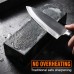 Donper Sharpening Stone 800 Grit – Premium Natural Bluestone Whetstone for Kitchen Knives, Scissors & Tools | Smooth Cut & Quick Slurry | Non-Slip Base Included