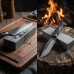 Donper Sharpening Stone 800 Grit – Premium Natural Bluestone Whetstone for Kitchen Knives, Scissors & Tools | Smooth Cut & Quick Slurry | Non-Slip Base Included